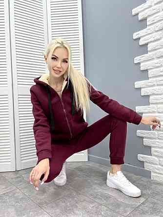 Зимовий спортивний костюм на хутрі "Nord" оптом | Норма Марсала, 42-44 Київ