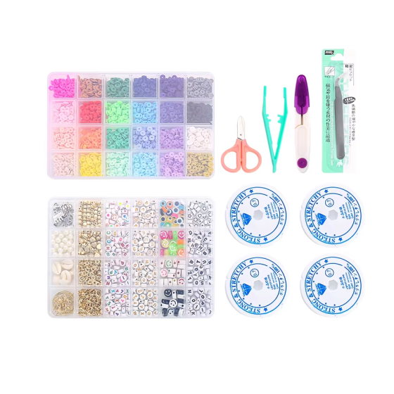 Набор бисера для изготовления бижутерии в пластиковом контейнере, сет №4 Каменец-Подольский