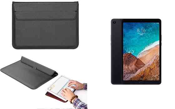 Чохол-конверт VitoCase для Xiaomi Mi Pad 4, Mi Pad 4 Plus, з функцією підставки для планшета Чорний Київ