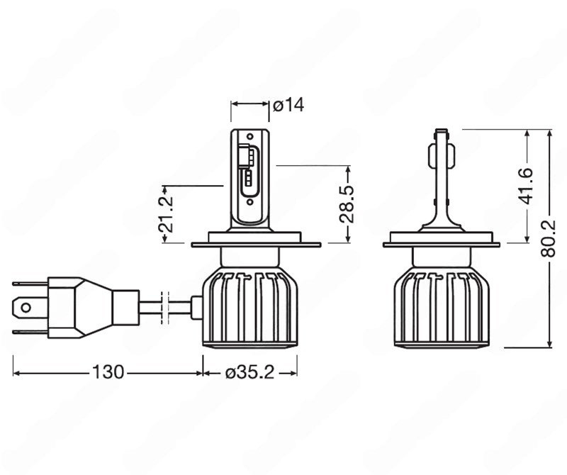 Комплект светодиодных ламп OSRAM 64193DWBRT-2HFB H4/H19 LEDriving HL BRIGHT +300% 6000K 12V Харьков - изображение 7
