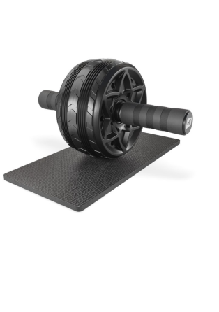 Ролик для пресу Hop-Sport з килимком чорний Київ