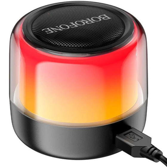 Портативна колонка BOROFONE BP12 Colorful BT wired 2-in-1 computer speaker Black Київ