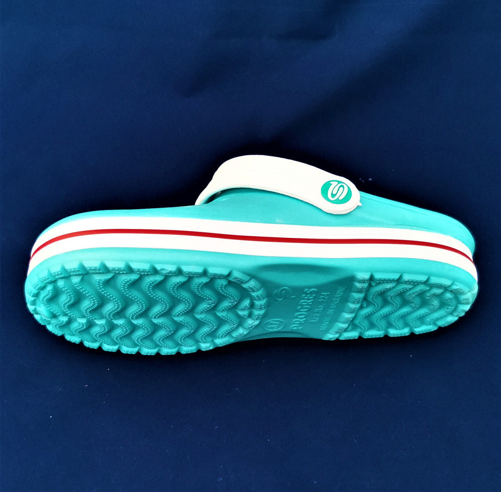 Женские Тапочки CROCS Бирюзовые Кроксы Шлёпки Сланцы (размеры: 36,38) Днепр - изображение 5