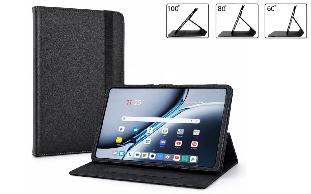 Чехол-книжка PlastGuard для Zte Nubia Pad 3D  – эко-кожа, рамочная фиксация планшета, цвет Черный Киев - изображение 1
