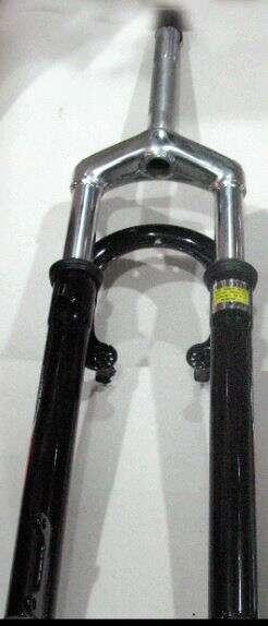 Вилка велосипедна амортизаційна (26, чорна, V-Brake) Мукачево - фото 1