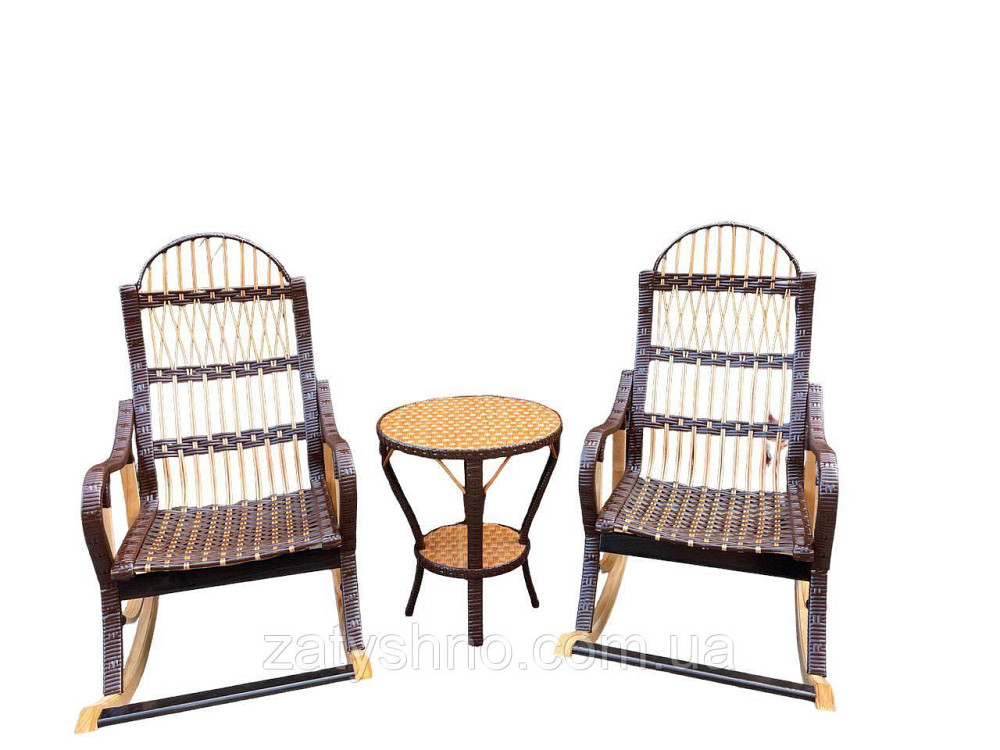 Мебель плетеная из лозы с круглым столом Киев - изображение 2