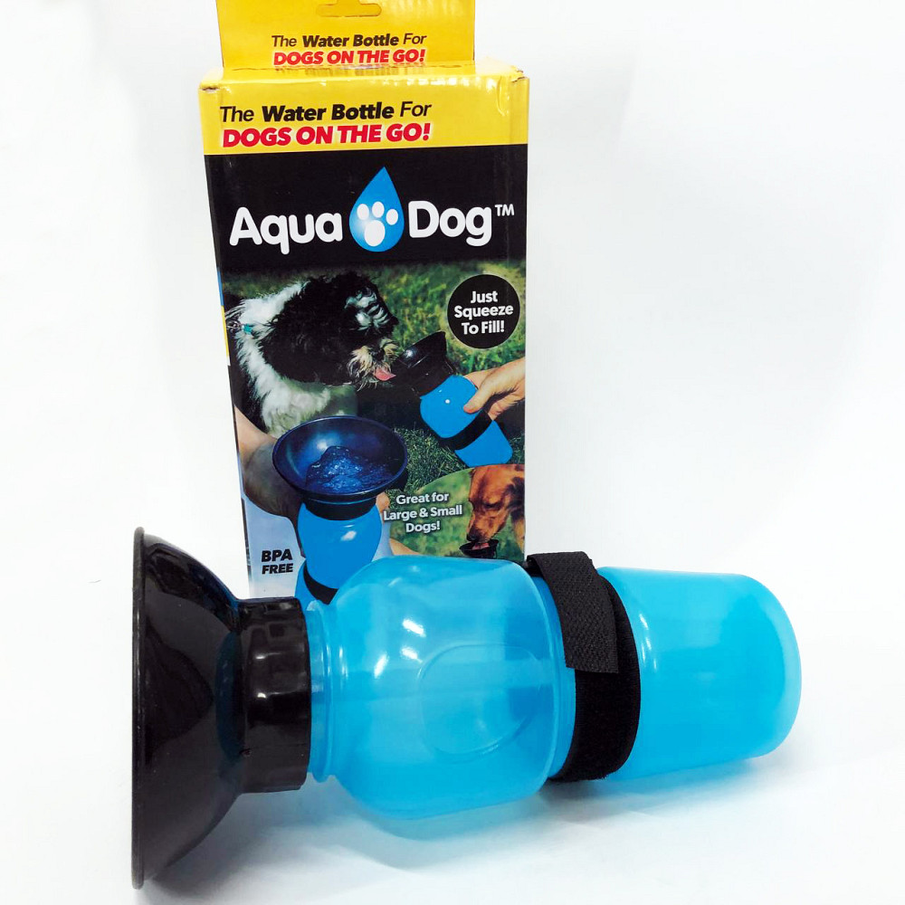 Поилка для собак дорожная переносная Aqua Dog 537 мл портативная бутылка для крупных и мелких собак FS-97 JM-40 Львов - изображение 10