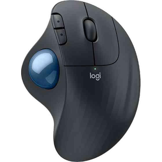 Миша бездротова Logitech Ergo M575S Graphite + Blue Ball (910-007029) Темно-сірий Харків