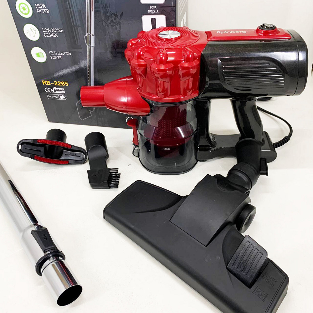 Пылесосы контейнерные домашние Rainberg RB-2265 2500 Вт, Пылосос для дома, Ручной колбовой пылесос EN-94 Киев - изображение 8
