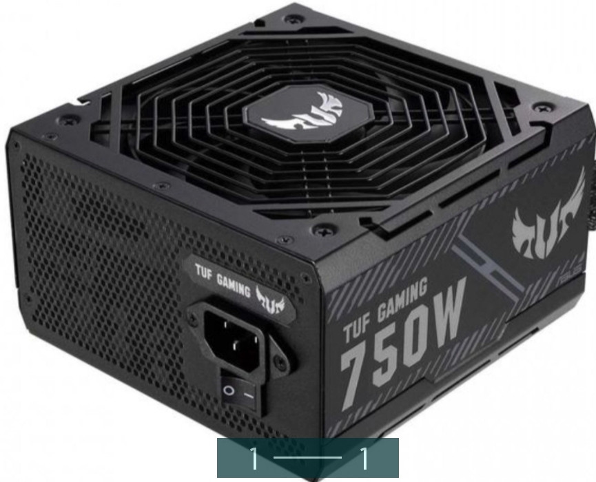 Блок Питания: ASUS TUF Gaming 750w 80+ Bronze. Киев - изображение 1