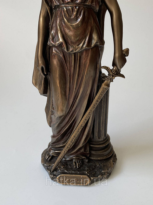 Статуэтка Veronese Мужество Девушка с мечем 28 см  полистоун с бронзовым покрытием 76466A4 Киев - изображение 5