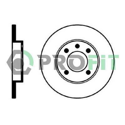 Гальмівний диск Profit 5010-0103 Вінниця - фото 1