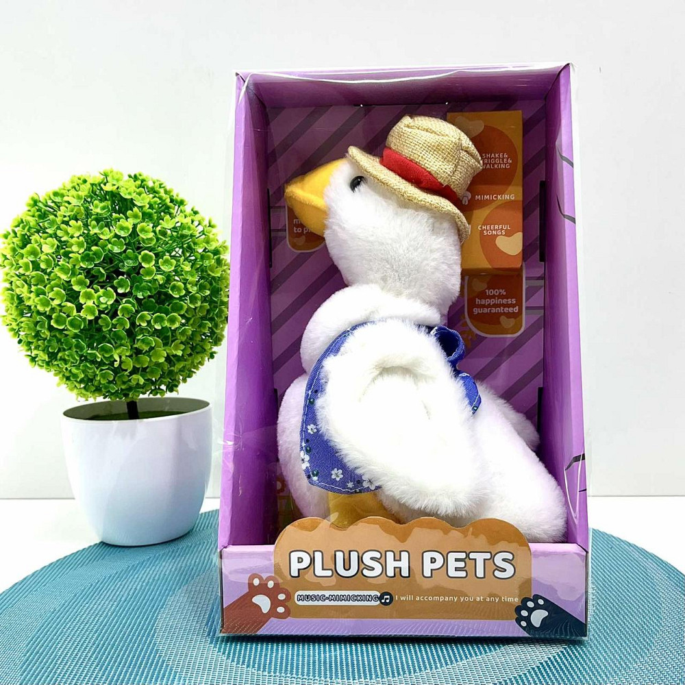 Іграшка Гусак повторюшка музичний ходить Білий (777-2) Чернігів - фото 7