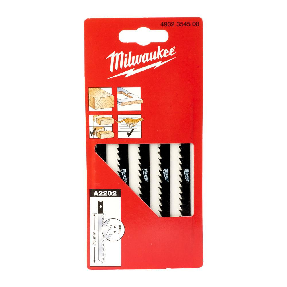 Полотна для лобзика А5035/А5041 MILWAUKEE, 75мм/ крок зуба 4,0мм, (5шт) Одесса - изображение 3