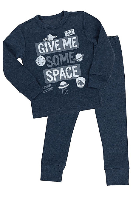 Піжама дитяча, індиго топ Крохатушка одяг Київ - фото 1