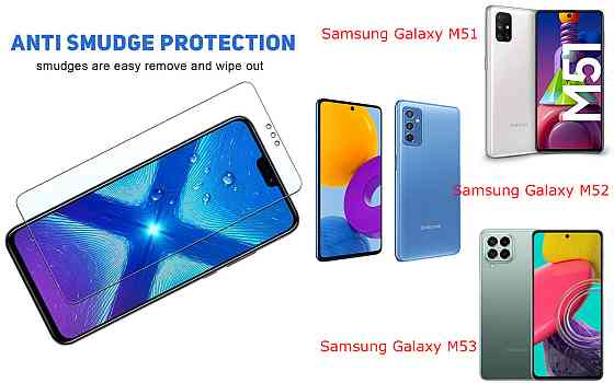 Защитное стекло NeoGlass для Samsung Galaxy M51, Galaxy M52, Galaxy M53 – ультрапрозрачное и устойчивое Киев