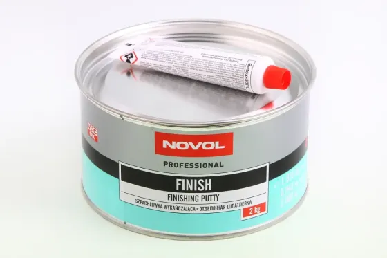Шпатлевка отделочная Novol Finish 2.00кг + отвердитель 0.045кг Винница