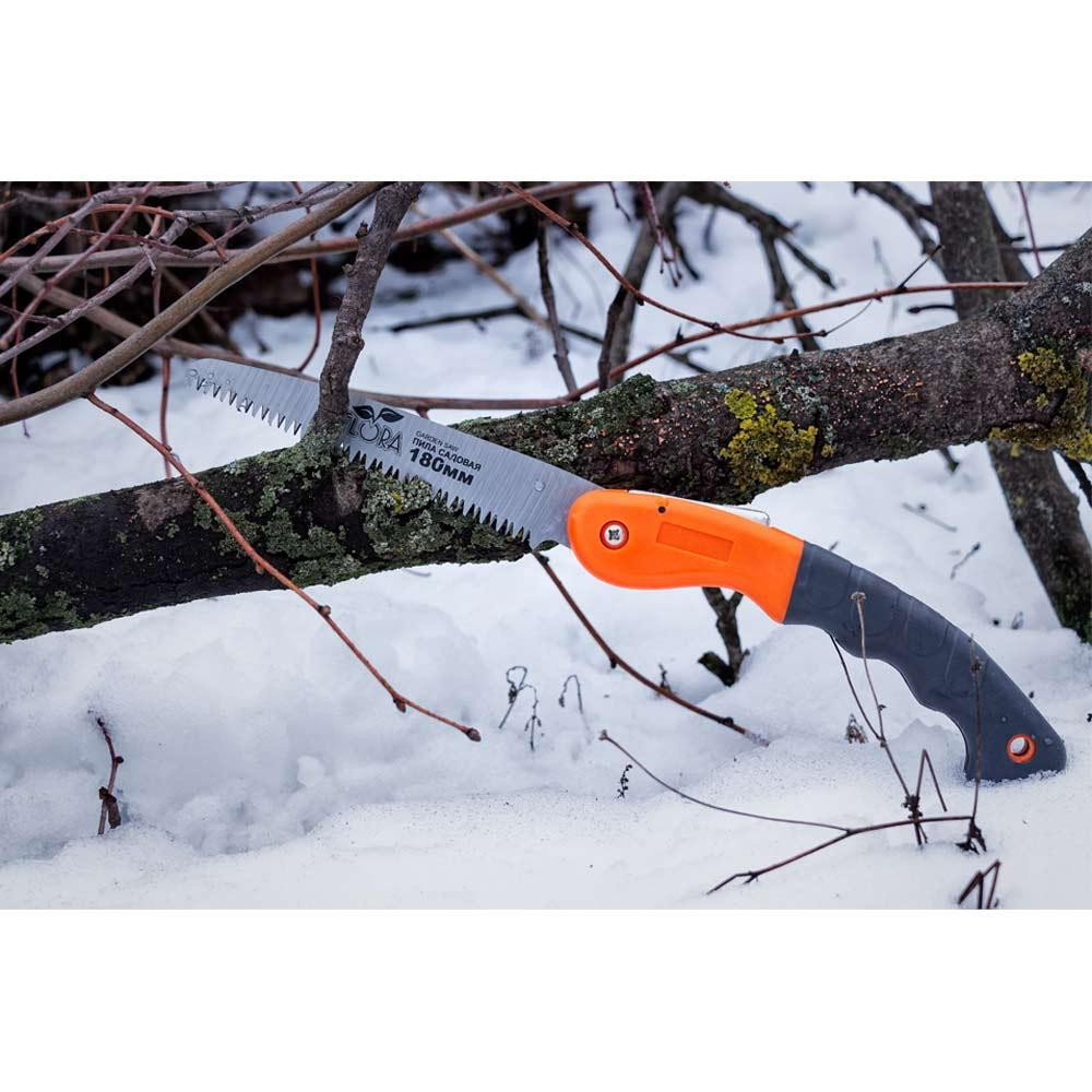 Пила садовая складная 180мм 7TPI FLORA (5023354) Ровно - изображение 7