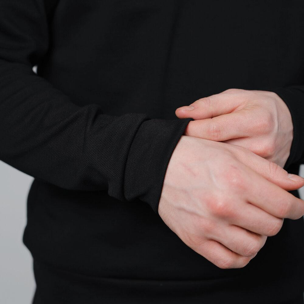 Мужской черный спортивный костюм Pobedov Binance. Комплект брюки и кофта осенний Киев - изображение 16