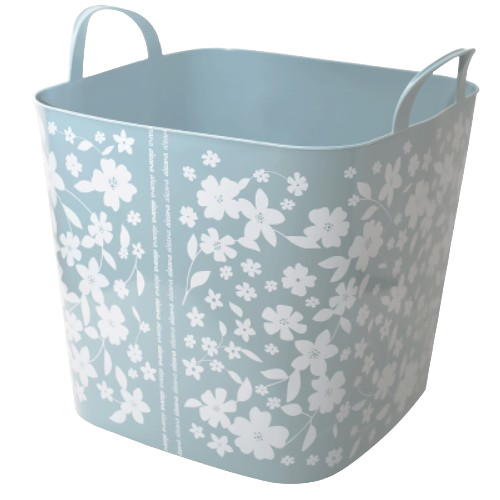 Кошик сизо-блакитний з декором Фльор Практик Алеана Житомир - фото 1
