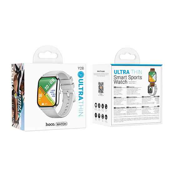 Смарт-годинник HOCO Y28 AMOLED 49mm. 200 mAh. IP67 Smart sports watch (call version) Silver Київ