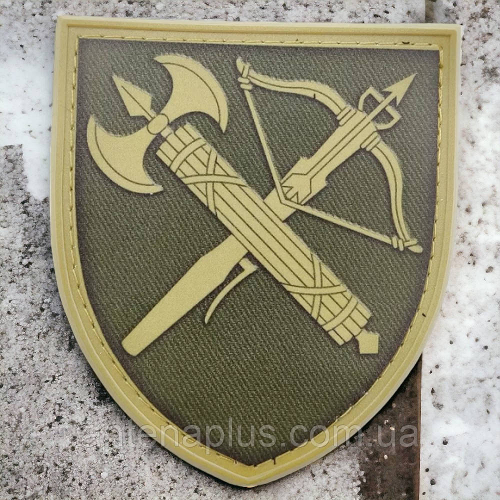 Центральне управління військової служби правопорядку польовий шеврон / патч Київ - фото 1