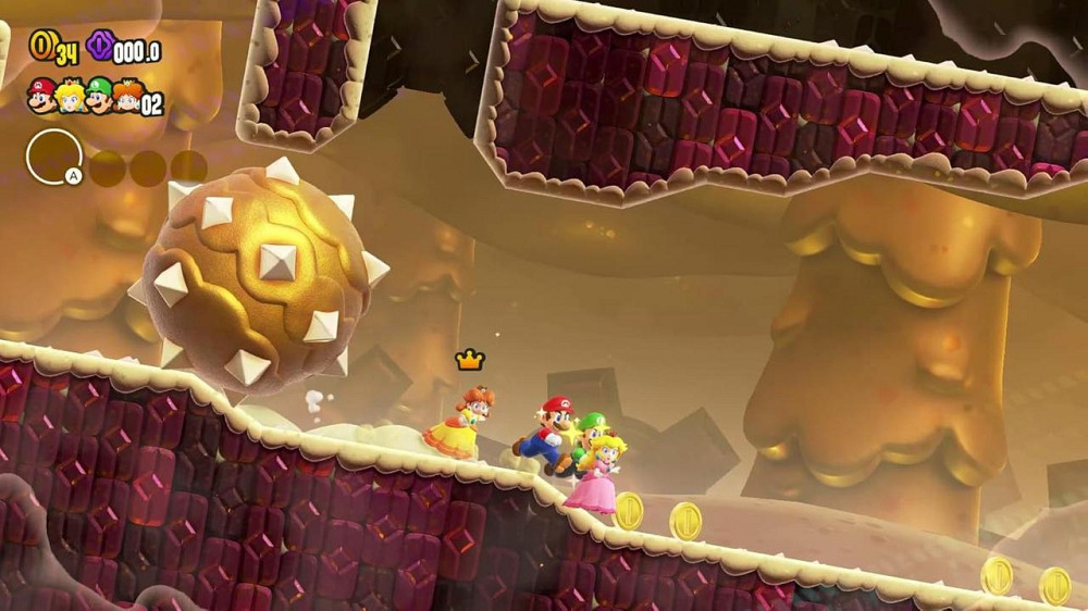Відеогра Nintendo Super Mario Bros. Wonder для Nintendo Switch англ/укр субтитри кооп до 4 гравців 2D платформер 6+ Київ - фото 4
