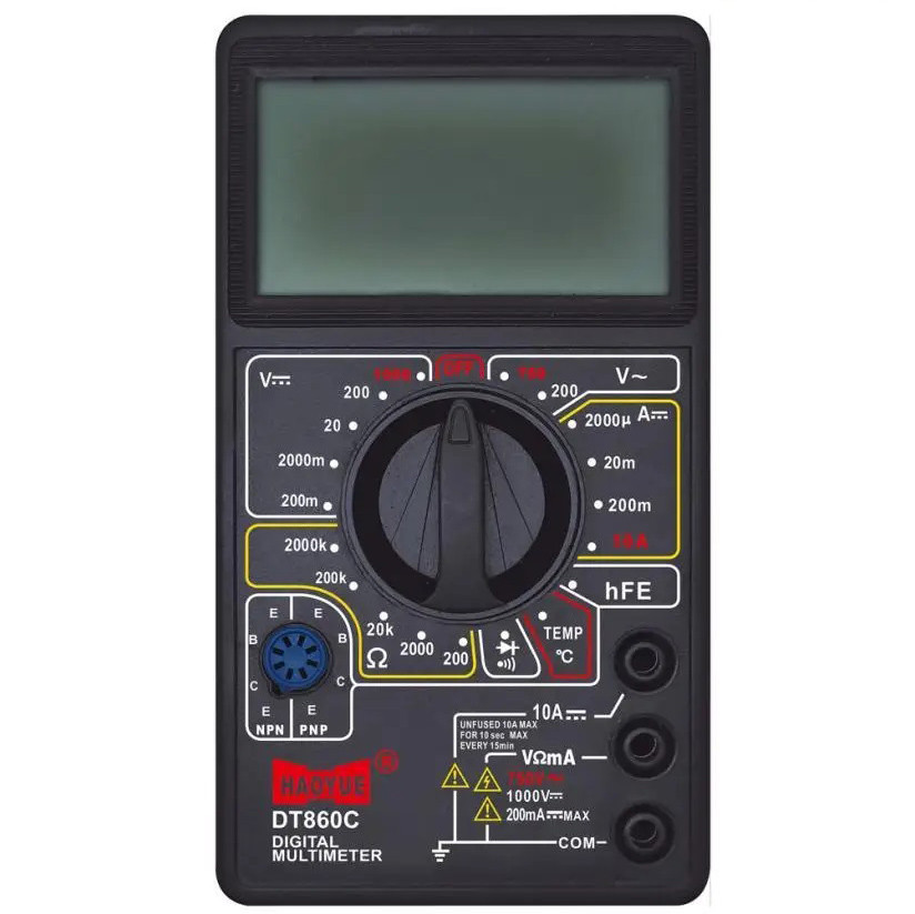 Мультиметр электрического тока HAOYUE, Мультиметр для начинающих Автомобильный тестер MC-39 Киев - изображение 1