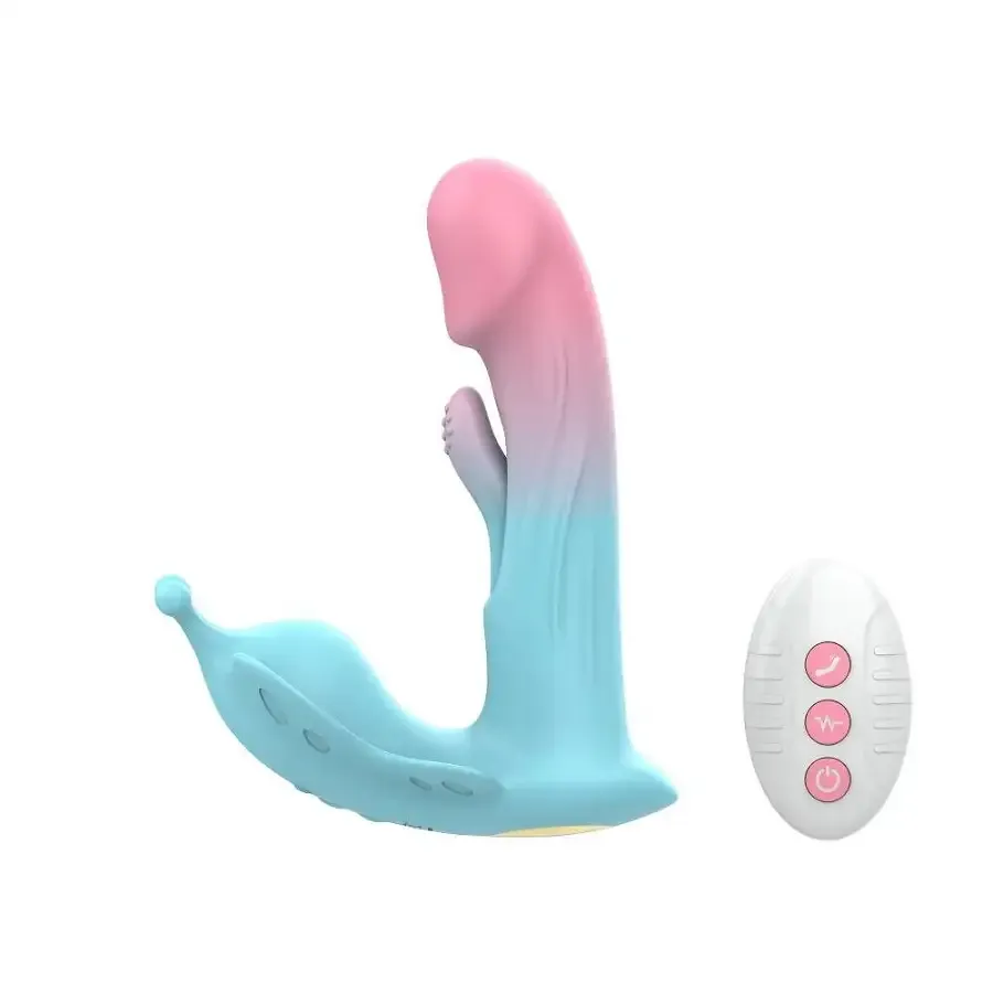 Вібратор Loviss Becky Trigger Panty Vibrator, носимий, вібрація + манливий рух, пульт ДК Львів - фото 1