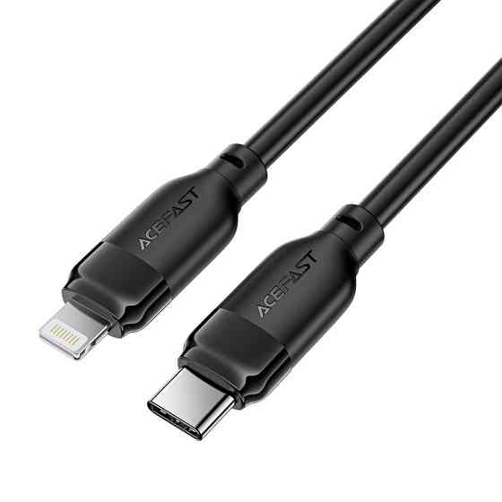 Кабель ACEFAST C16-01 TPU charging data cable USB-C to L Black Одесса