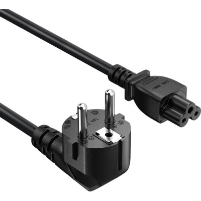 Кабель питания C5 1.0m black ColorWay (CW-CBP084-BK) Винница - изображение 1