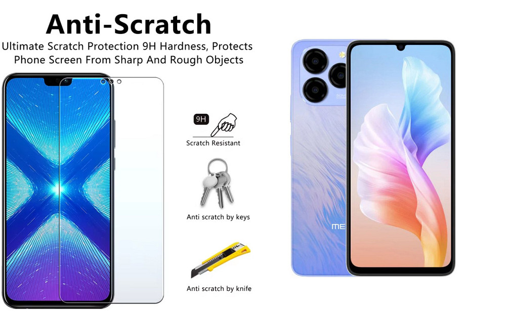 Защитное стекло NeoGlass для Meizu Note 21 – ультрапрозрачное и устойчивое Киев - изображение 1