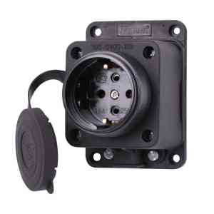 Розетка настінна з заглушкою каучук Лезард Житомир