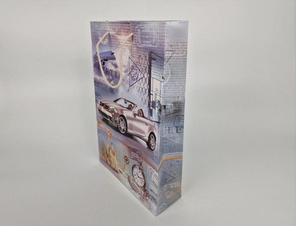 Большой бумажный пакет вертикальный  25/37/8(артBV-065) (12 шт) Харьков - изображение 2