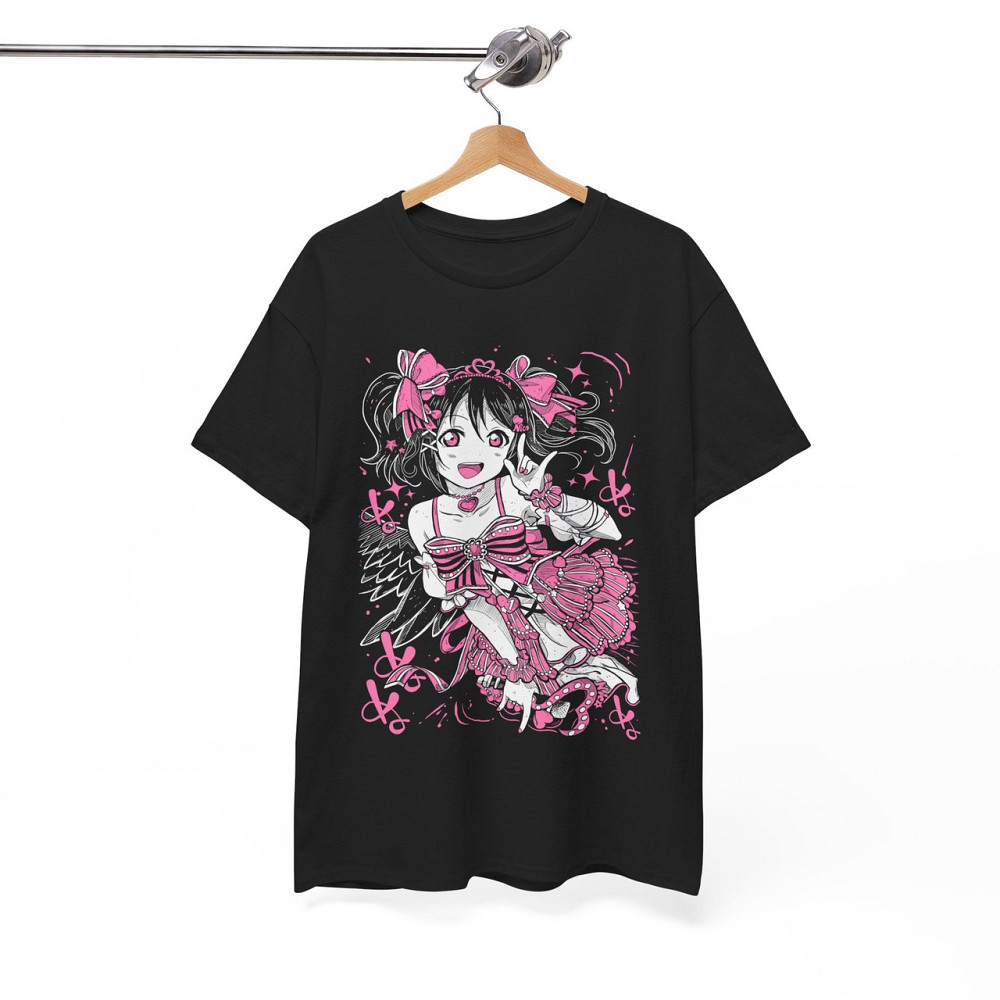 Футболка аниме Лове Ливе Нико Йазава оверсайз (S/M/L) Черний AnimeJ0690 Днепр - изображение 7