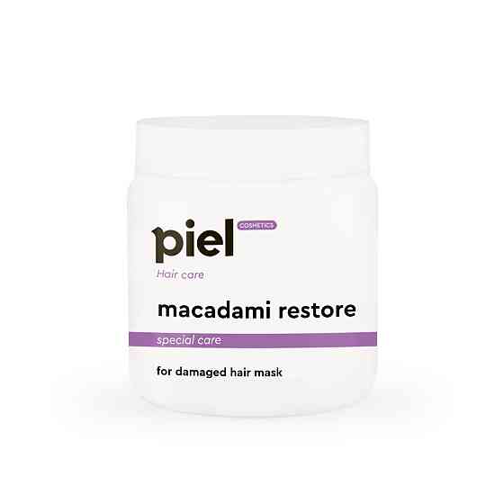 Восстанавливающая маска для поврежденных волос Piel Macadami Restore Mask 500 мл Днепр