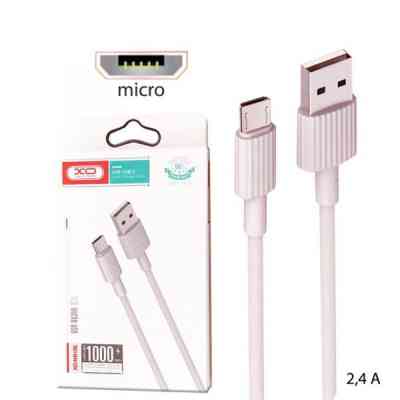 Дата кабель USB 2.0 AM to Micro 5P 1.0m 2.4A pink XO (NB156-M-PN) Винница