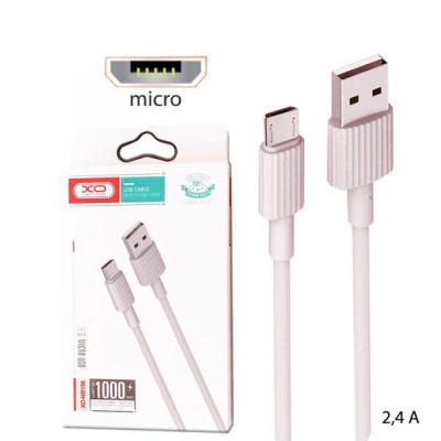 Дата кабель USB 2.0 AM to Micro 5P 1.0m 2.4A pink XO (NB156-M-PN) Винница - изображение 2