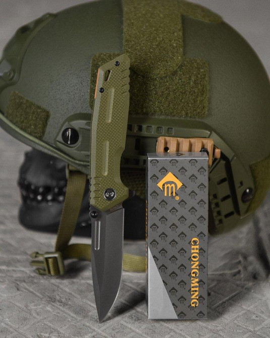 Ніж викидний grey/oliva ВТ4773 Одеса - фото 7