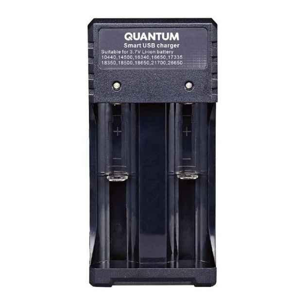 QM-BC2020 Зарядний пристрій Quantum QM-BC2020 для Li-ion 3.7 V акум. 10440-26650 (5V, 2A) 2 slot (USB) Рівне - фото 2