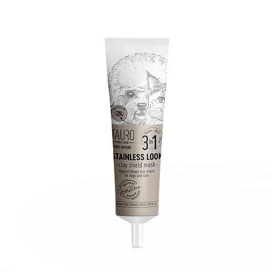 Tauro Pro Line Pure Nature Stainless look 3in1 Маска для котів та собак з білою шерстю, 50 мл Киев