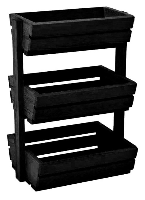 Стелаж для овочів і фруктів "Часліта" венге Миколаїв - фото 1