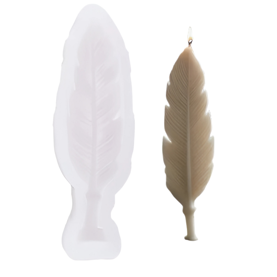 Силиконовая форма для изготовления свечи, молд 110 х 33 мм для изделий из соевого,пчелиного воска и парафина Каменец-Подольский