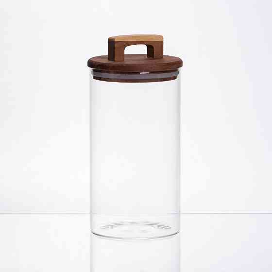 банка для сипучих продуктів з бамбуковою кришкою 1.2 л 64486-67 Коломыя