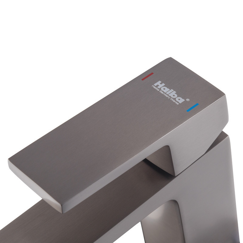 Змішувач для умивальника Haiba GAUDI 001 GRAPHITE   ( HB9642 ) 24489 Харьков - изображение 3
