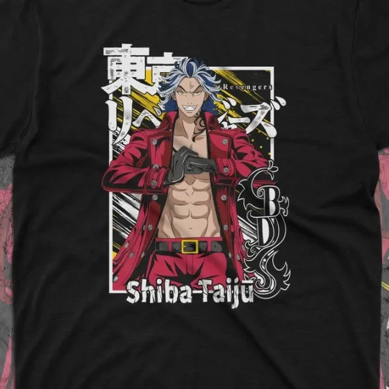 Футболка чоловіча з  принтом Токийские Мстители Тайджу Шиба Розмір 48 Дніпро
