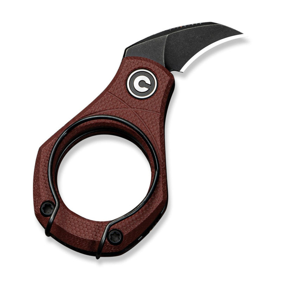 Ніж складаний кишеньковий Civivi Pyrus, (1.6 см) 14C28N / G10 темно-червоний Київ - фото 2