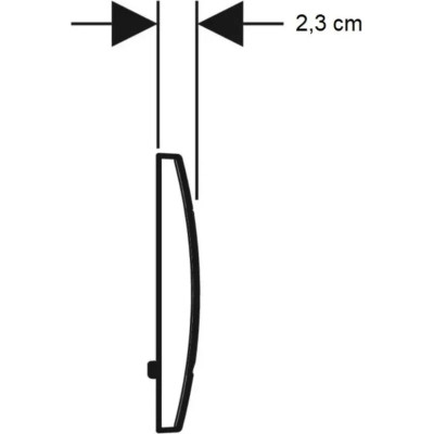 Панель смыва Geberit Delta30 білий (115.137.11.1) Винница - изображение 5