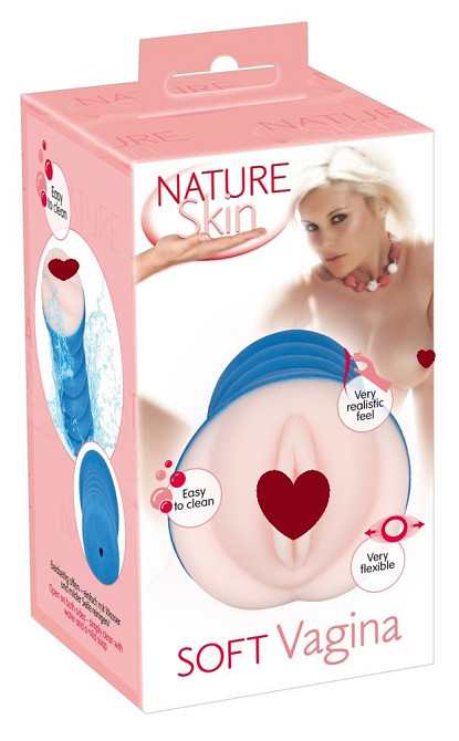 Мастурбатор вагіна Nature Skin Soft Vagina Sex Aura Київ - фото 1