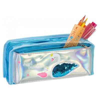 Пенал Cool For School голографічний з паєтками Sweet Dreams блакитний (CF86967) Вінниця